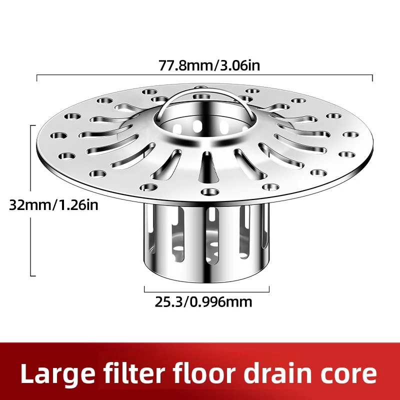 

Bathroom Hair Filter Drain: Fast Drain, Anti-Clog & Durable – No More Drain Issues!