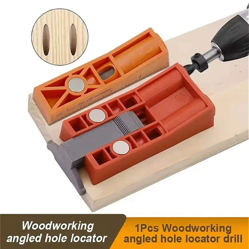 

Деревообрабатывающее сверло для определения угловых отверстий с магнитным направляющим приспособлением, локатор направляющих отверстий для сверла с аксессуарами для позиционирования отверстий