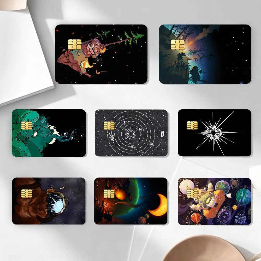 

GAME O-Outer W-Wilds Sticker Decoration Creative Bank Card Bus Metro Waterproof Sticker