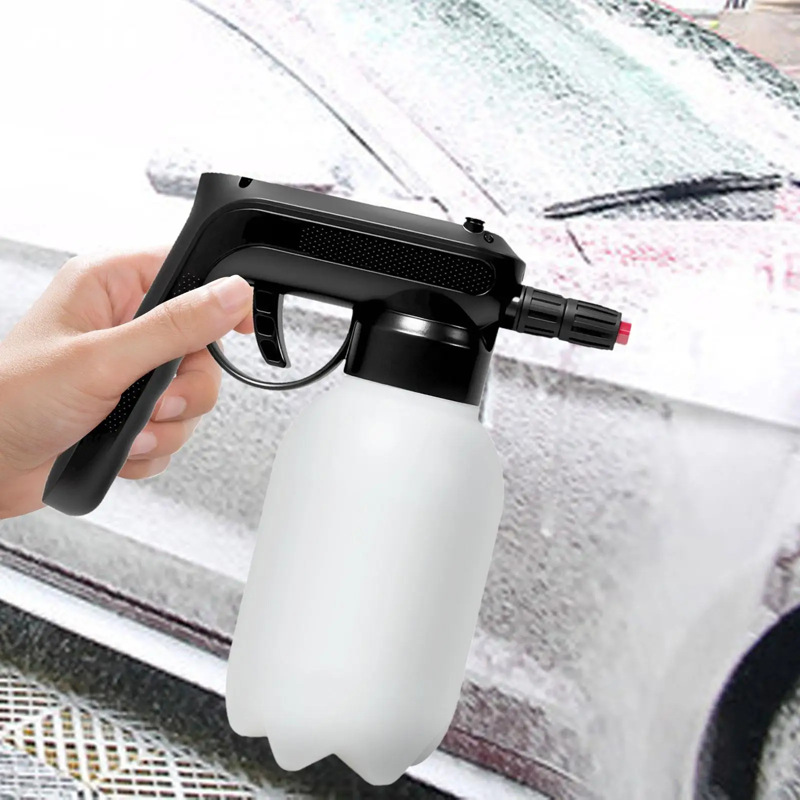 

1.5 L Car Electric Foam Sprayer Rechargeable for Lawn Gardening Spraying