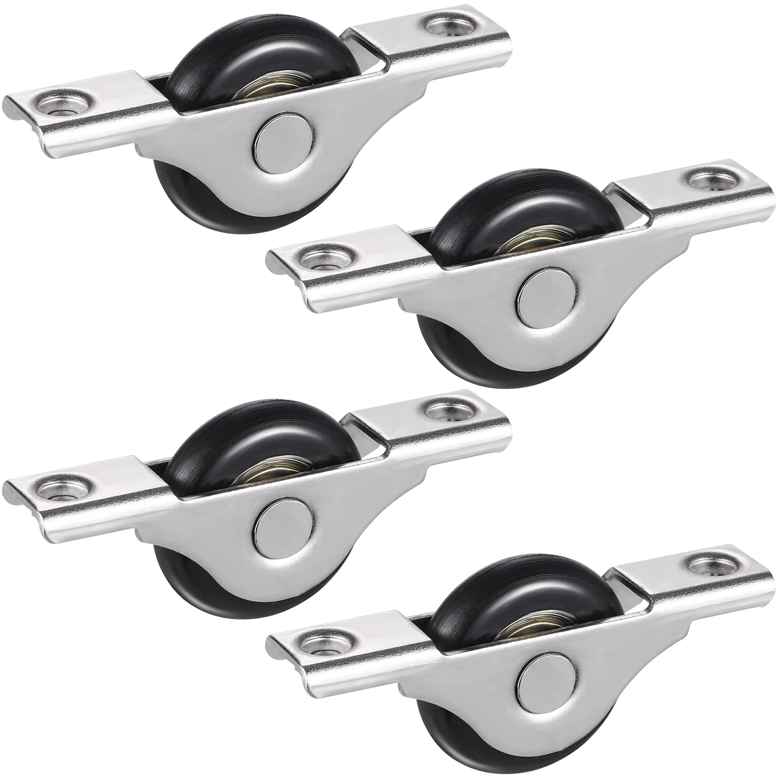 

4pcs Sliding Door Rollers 30mm 65x13mm Nylon Plastic with Bearings Cabinet Closet Wardrobe Hardware Replacement