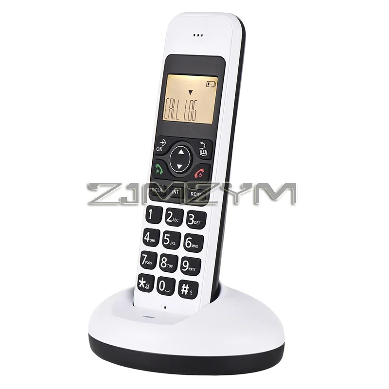 Cordless Landline Fixed Telephone Desk Phone with Caller ID Backlit Telephones for Office Home