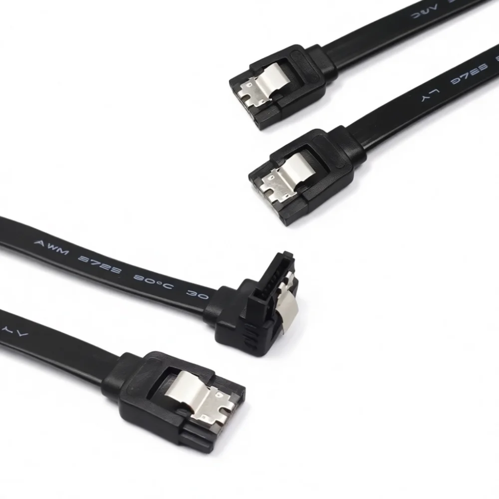 High Speed SATA 3 0 Cable For SSD HDD Hard Drive Data Connector Desktop Computer Internal Storage Accessory Wire Cord