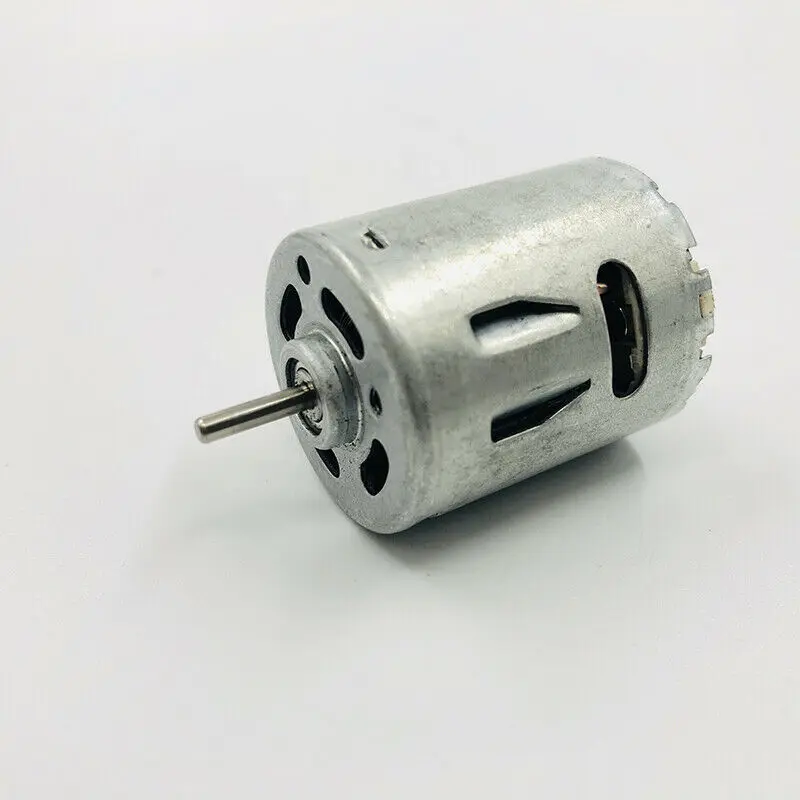 RS-365SH DC Motor 6V-18V16500RPM High Speed Front Ball Bearing Strong Magnetic Mini Motor with Cooling Hole for Hot Air Gun