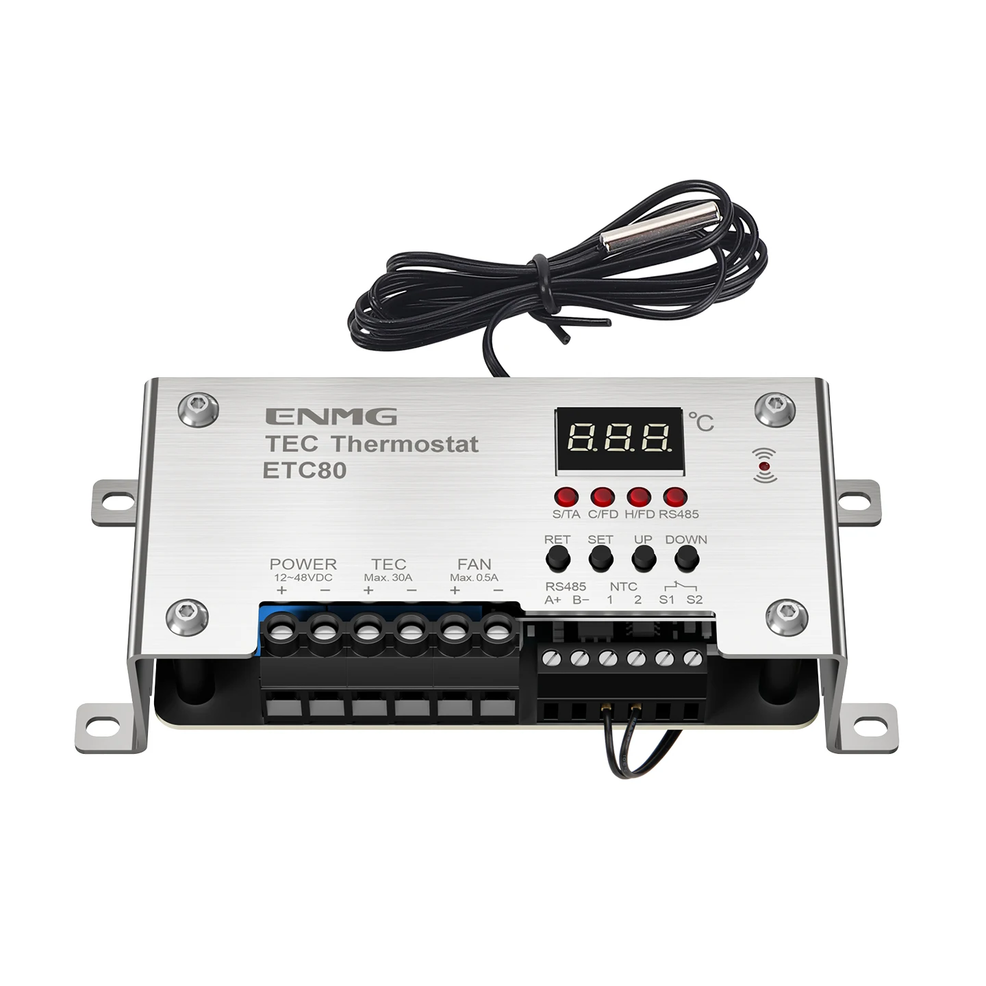 ENMG ETC80 TEC Temperature Controller, 1m Probe Wire, -40 ~ 150 ℃ Wide Range, Industrial-grade Temperature Control image 5