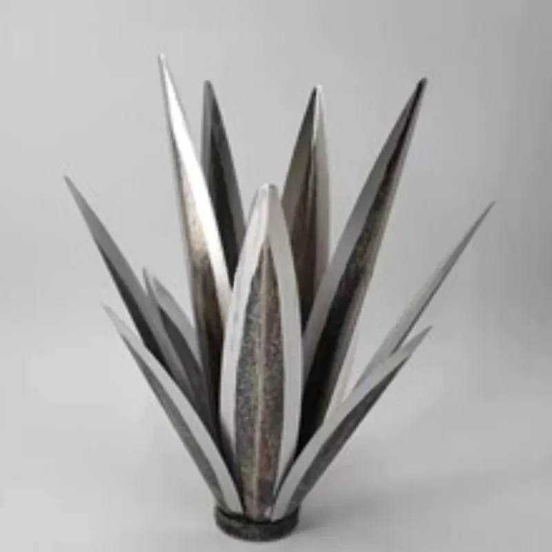 For Plant Agave Flower Wrought Iron Creative Garden Ornament