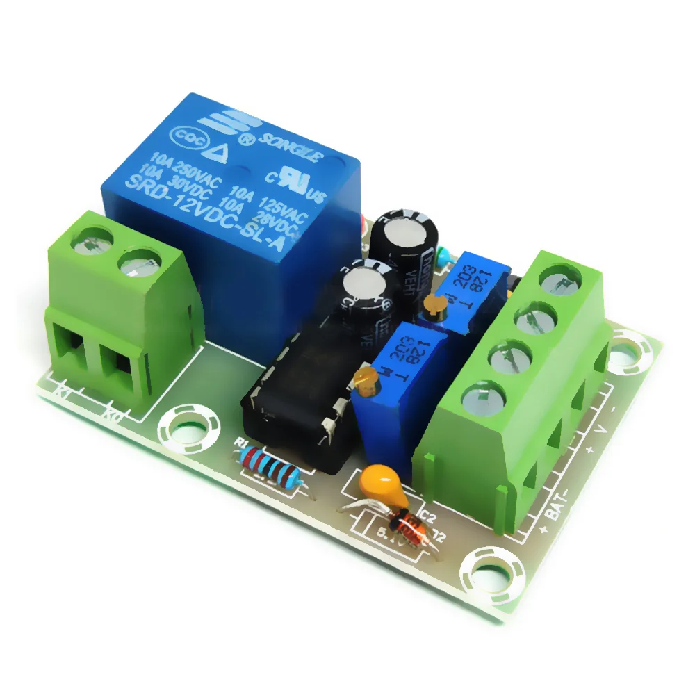2pcs 12V Battery Charging Control Board XH-M601 Intelligent Charger Power Control Panel Automatic Charging Power