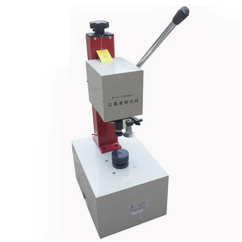 KFJ-1035A Pneumatic Perfume Bottle Capping Machine Small Bottles & Oral Liquid Electric Vial Crimping Machine