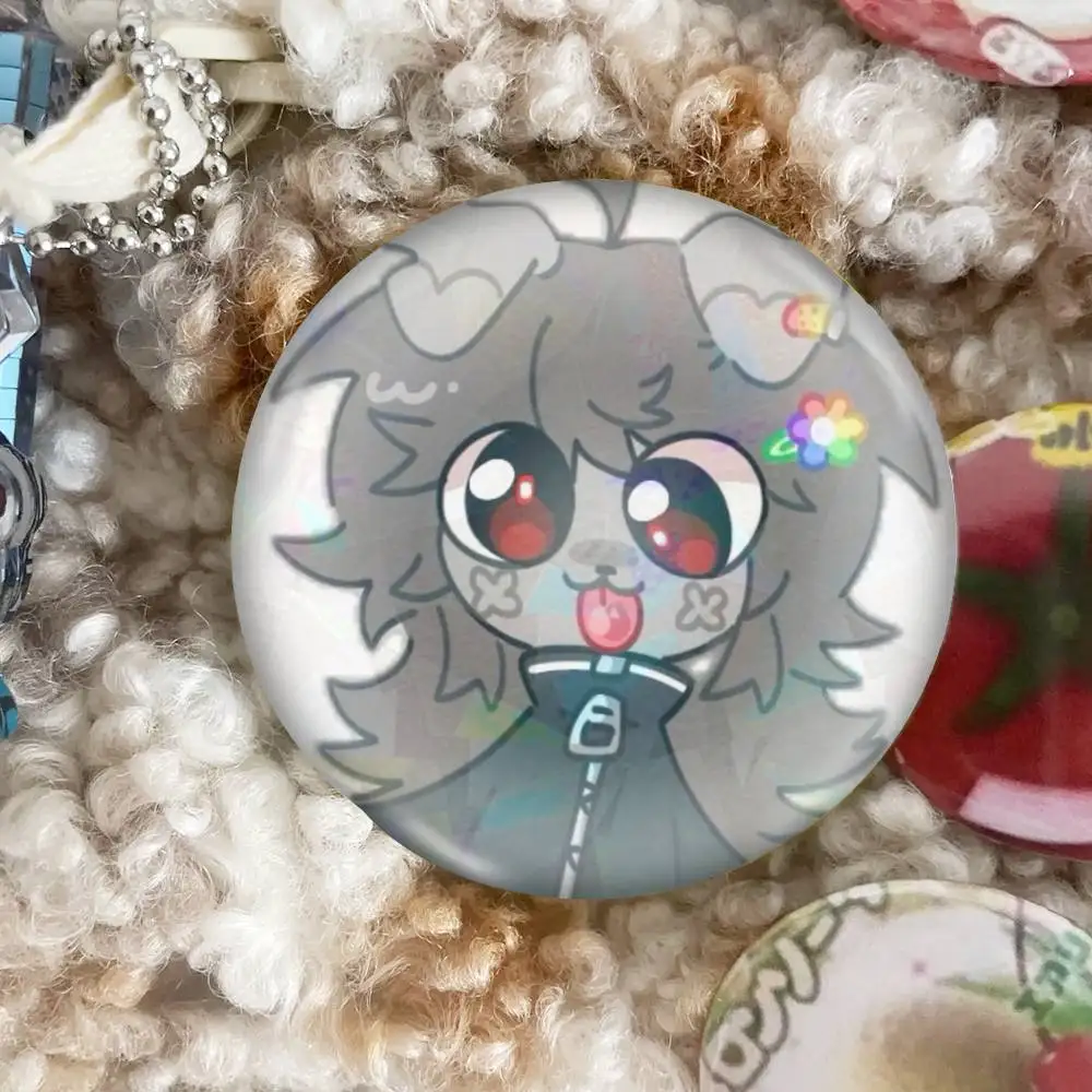 D-Dandys World P-Pebble Badges 25 32 44 58 75 Mm Round Cosplay Pin Bag Decor Fans Collect Friends Gifts Brooch Souvenir - view 6