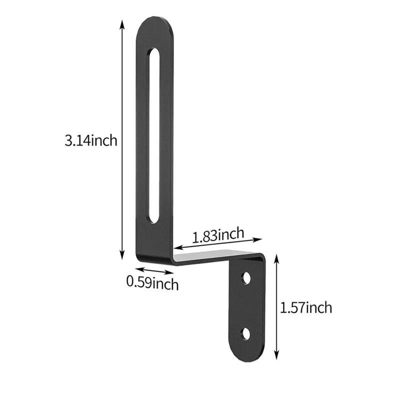 -ESTR Cintre pour chapeaux pour mur 6 paquets, crochets pour chapeaux pour mur, support pour chapeaux de baseball en métal pour mur, rangement de chapeaux pour casquettes de baseball