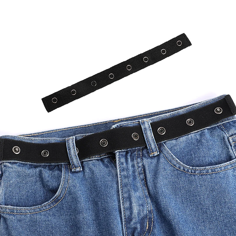 

Belts Buckle-free Elastic Invisible Belt Without Buckle Easy Belts Stretch No Hassle Belt Maternity Pants Waist Extension Belt