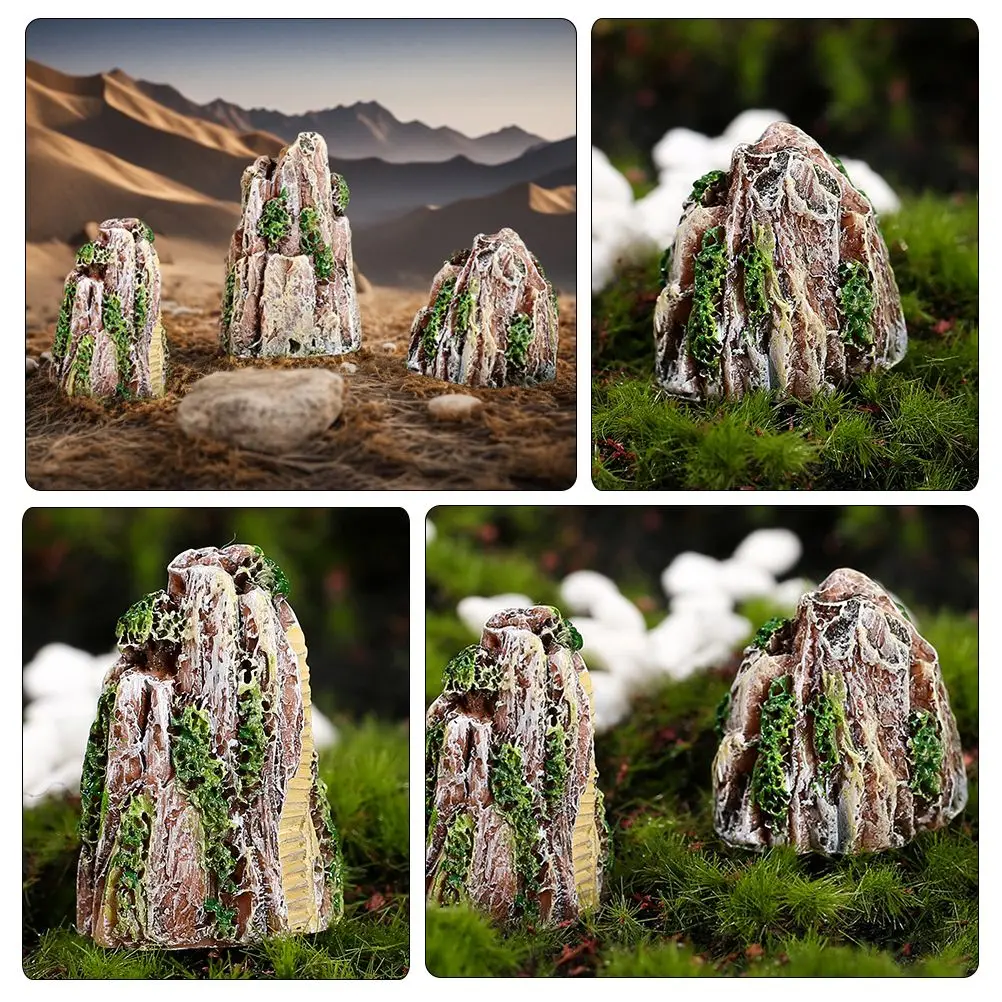 

3pcs Simulation Small Stone Micro Landscape Real Rockery Decoration Sand Table Supplies Aquarium Accessories Rockery Ornaments