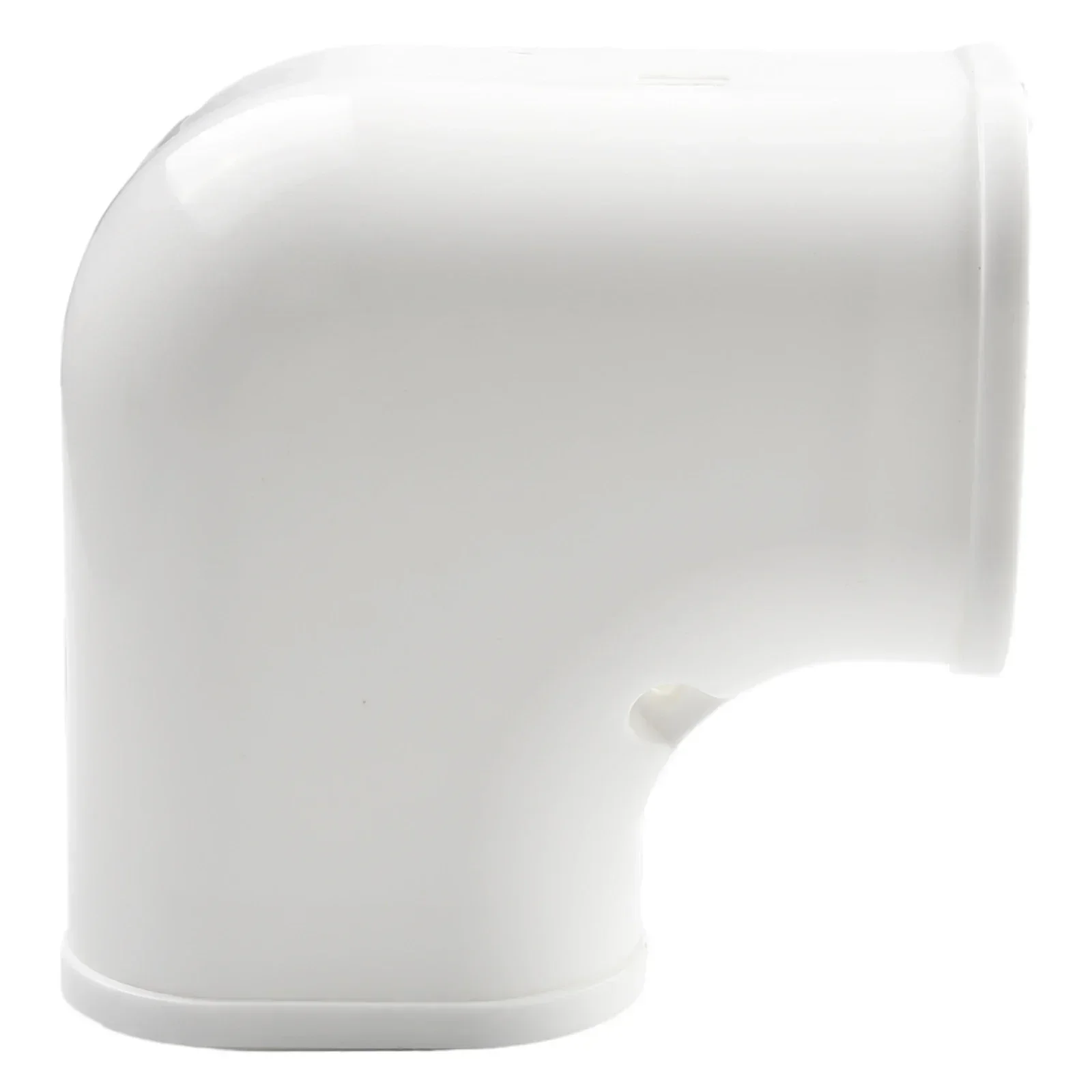 Adatta agli ambienti gomito piatto a 135 ° per interni ed esterni copertura terminale linee di connessione tappo a parete in PVC tappo per ingresso a parete facile da installare