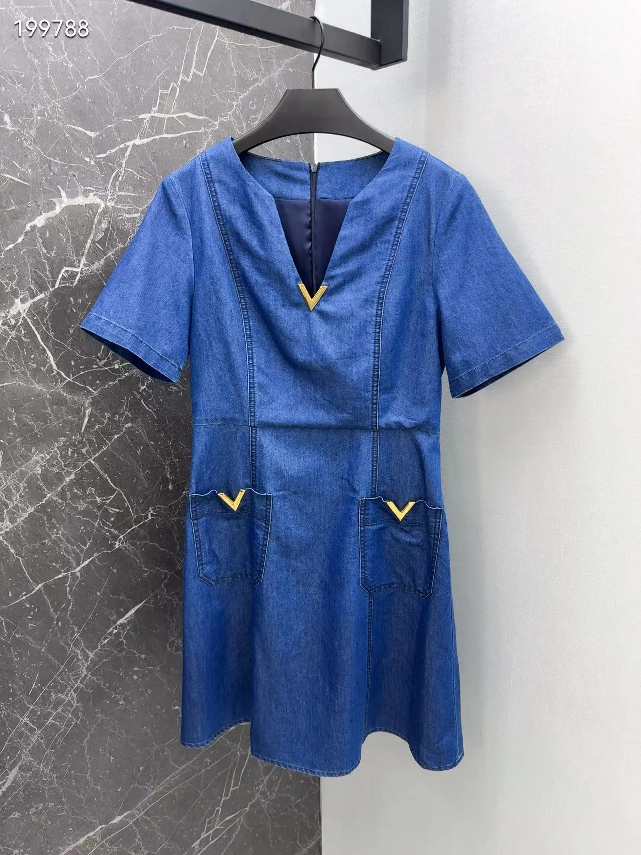 

aa6264 Fashion women's dress 2024 Popular European Design party style women's Clothing
