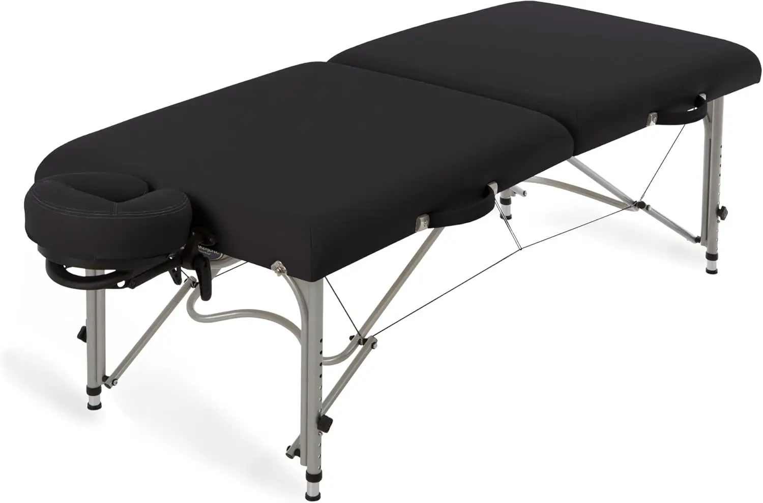 Portable Massage Table LUNA - Ultra-Lightweight, Patented Aluminum Reiki Frame incl. Flex-Rest Face Cradle & Carry Case (29lb)