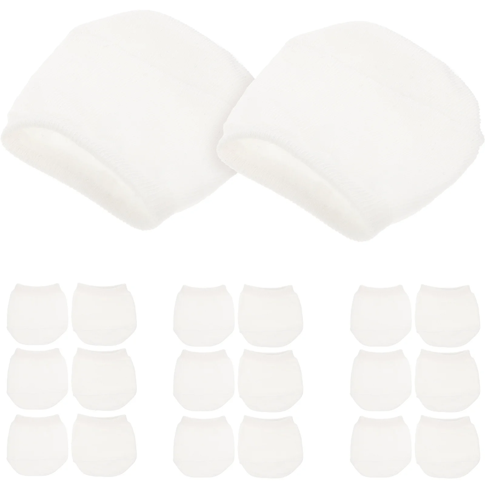 

10pcs Women Half Cotton Breathable Seamless Non-Slip Invisible Socks For High Heel Liner Forefoot Socks Foot Care Tool