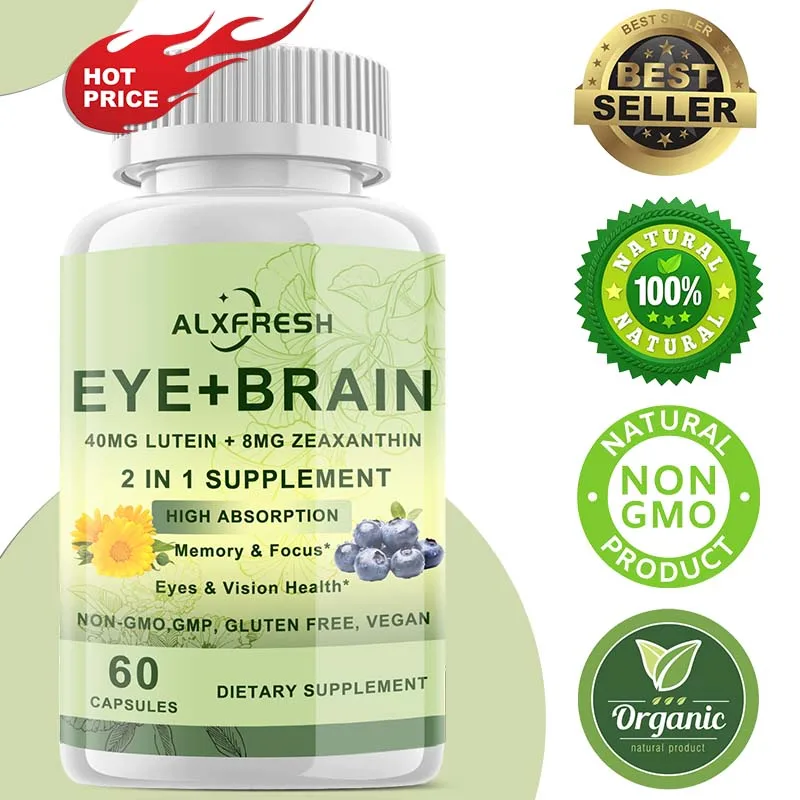 

Lutein Capsules Relieve Eye Fatigue Support Visual Function Filter Blue Light Protect Skin Provide Strong Antioxidant Properties