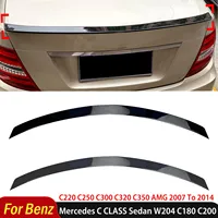 Para Mercedes Benz Clase C Sedan W204 C180 C200 C220 C250 C300 C320 C350 AMG 2007 a 2014 alerón trasero para maletero accesorios de labio