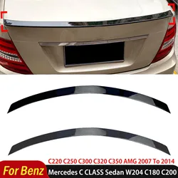 For Mercedes Benz C CLASS Sedan W204 C180 C200 C220 C250 C300 C320 C350 AMG 2007 To 2014 Rear Trunk Spoiler Wing Lip Accessories