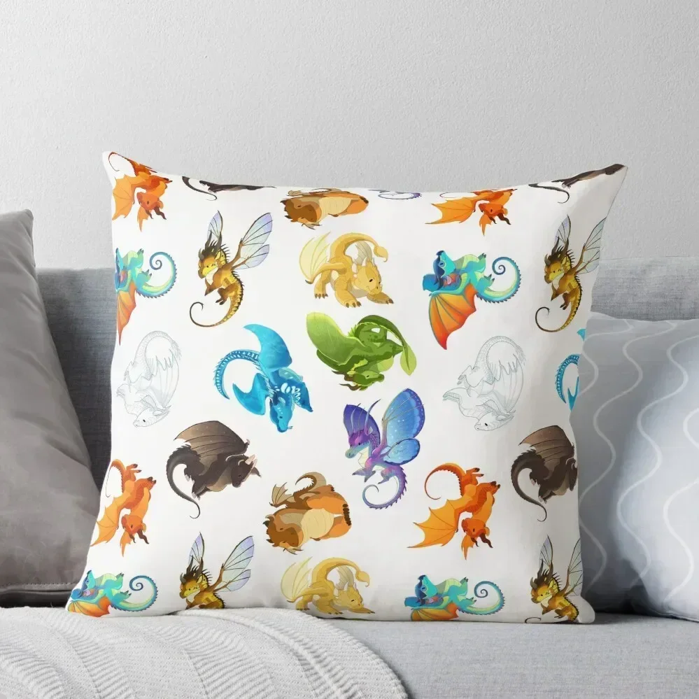 

Wings of Fire Pattern Throw Pillow Custom Cushion Sofa Pillow Cover Sitting Cushion pillow pillowcase