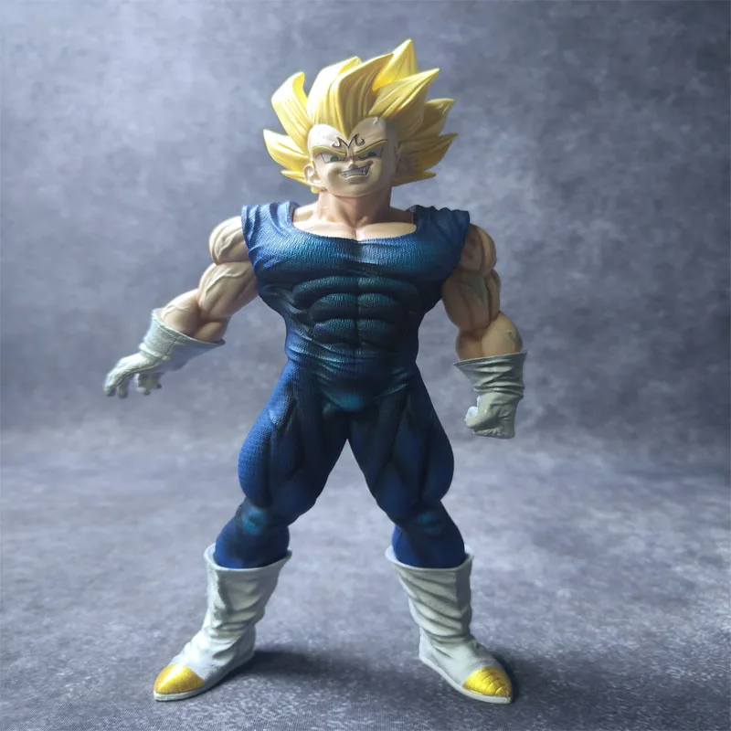 

27 см аниме Dragon Ball фигурка Majin Vegeta фигурки Super Saiyan Vegeta ПВХ статуя Коллекция Модель игрушки орнамент подарок