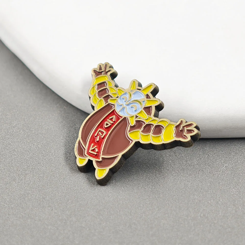 Clair Obscur Expedition 33 Emaille-Pin Niedliche Esquie Wheeee Whoooo Zitat-Brosche Sonnenmaske Cartoon-Abzeichen Rucksack Gamer-Fans Geschenk – Detail 9