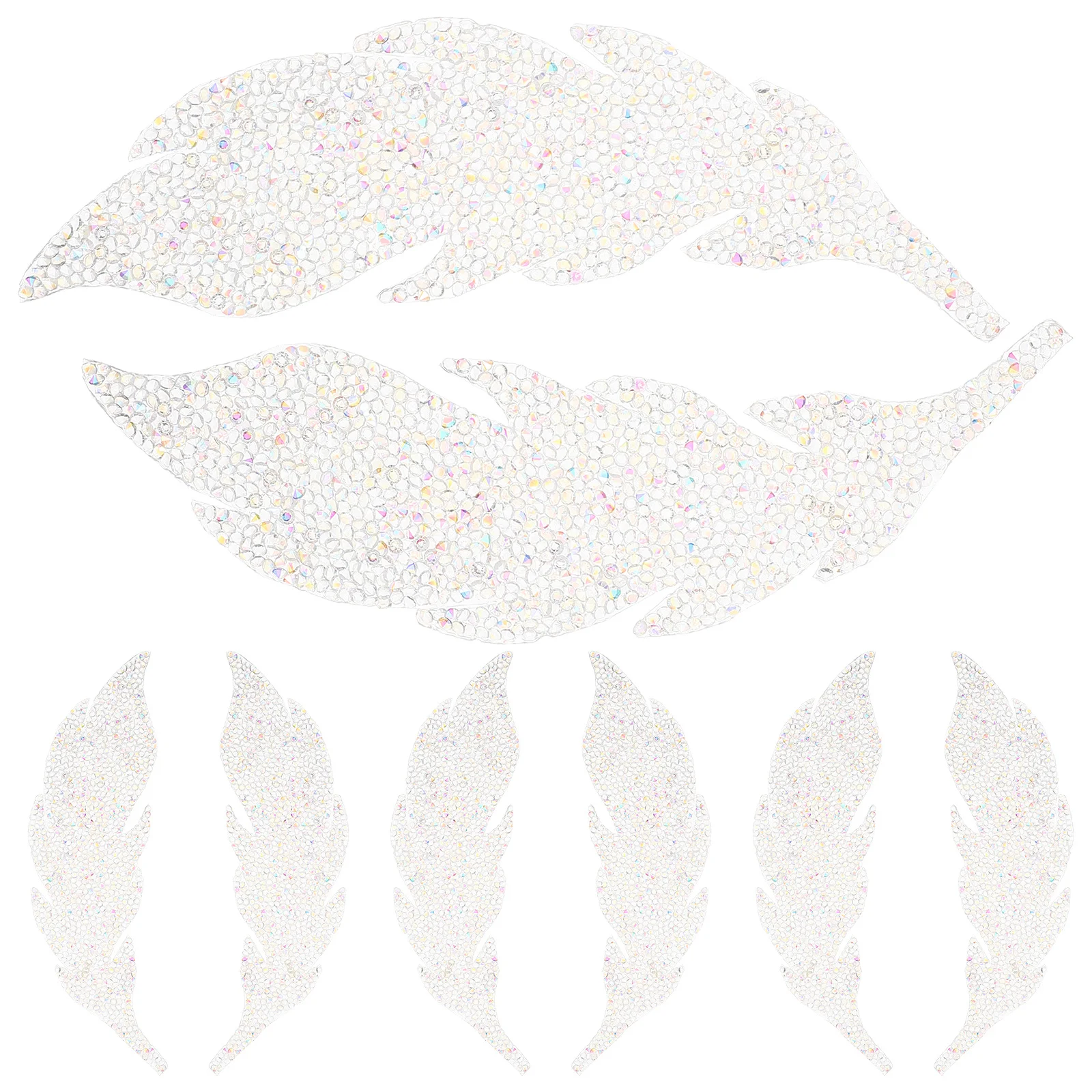 

4Pairs Iron Patches Premium Wear-Resistant Clothes Patches Durable DIY Decoration for Hats Bags Shoes Coat Accessories