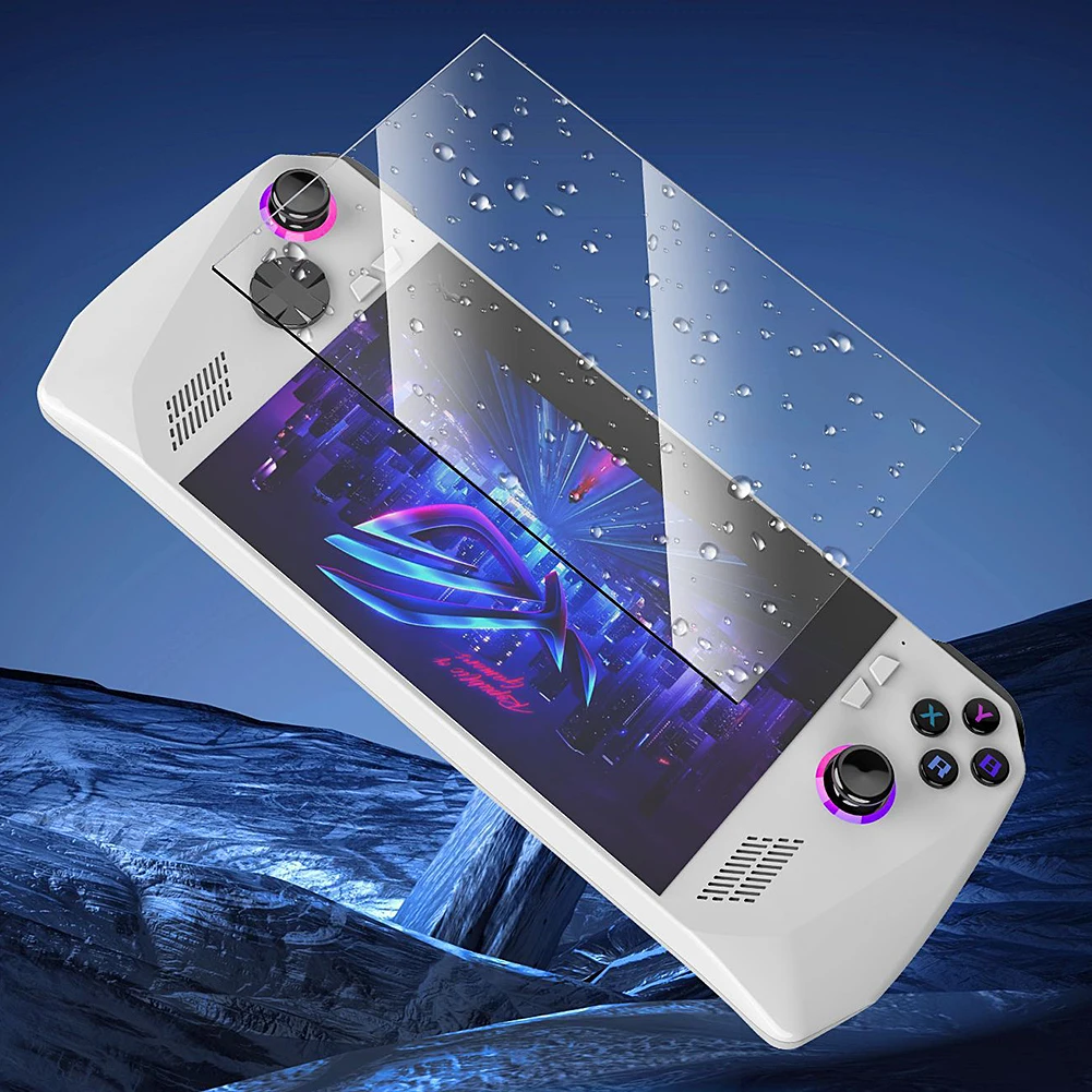 HD Game Console Tempered Film Scratch Proof Console Screen Protector Cover Explosion-proof Oil-resistant for ASUS Rog Ally