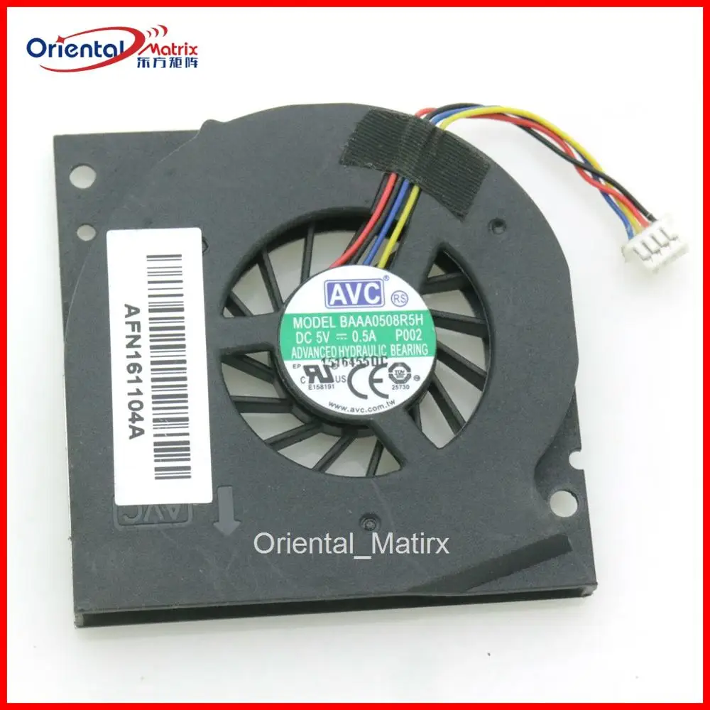 BAAA0508R5H 5V 0.50A CPU Fan 4Pin 4Wire For Gigabyte BRIXS GB-BXi5-5200 GB-BXi5H-4200 Cooling Fan