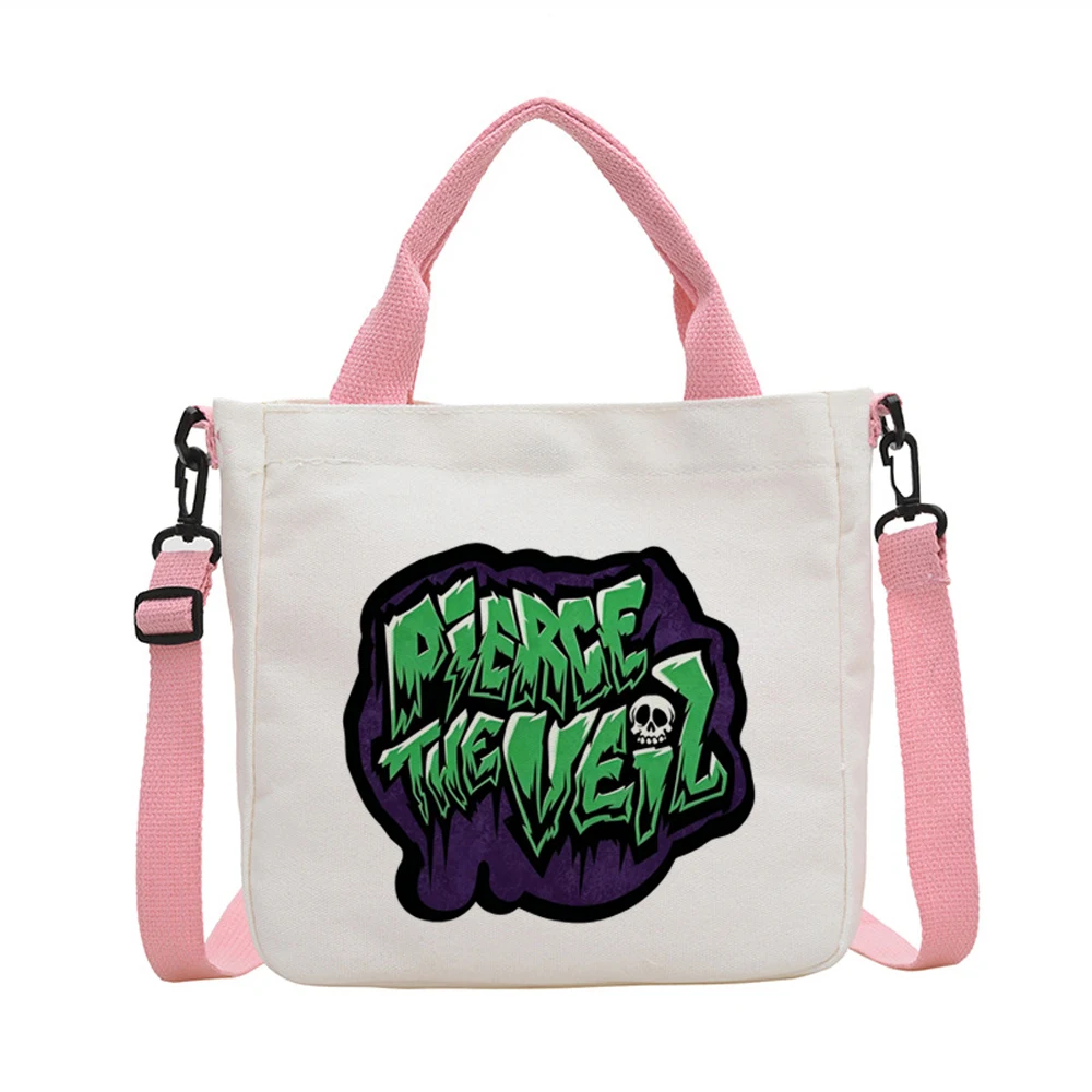 Pierce the Veil tote bag grocery einkaufstasche y2k sac cabas canvas  femme
