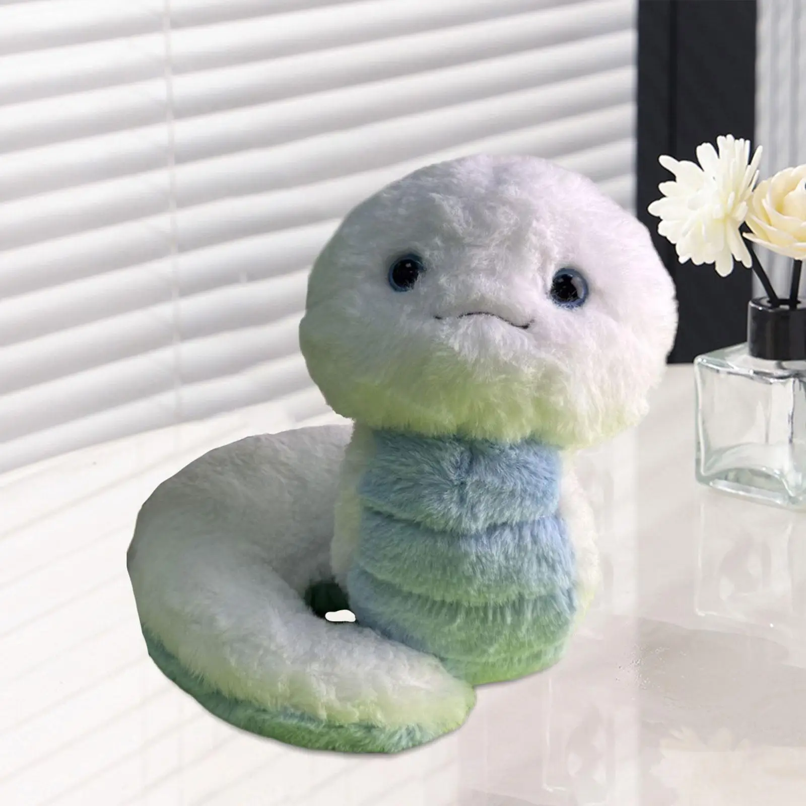 Plush Snake Cute 22cm for Kids Adults Animal Statue Stuffed Animal Toy Gifts for