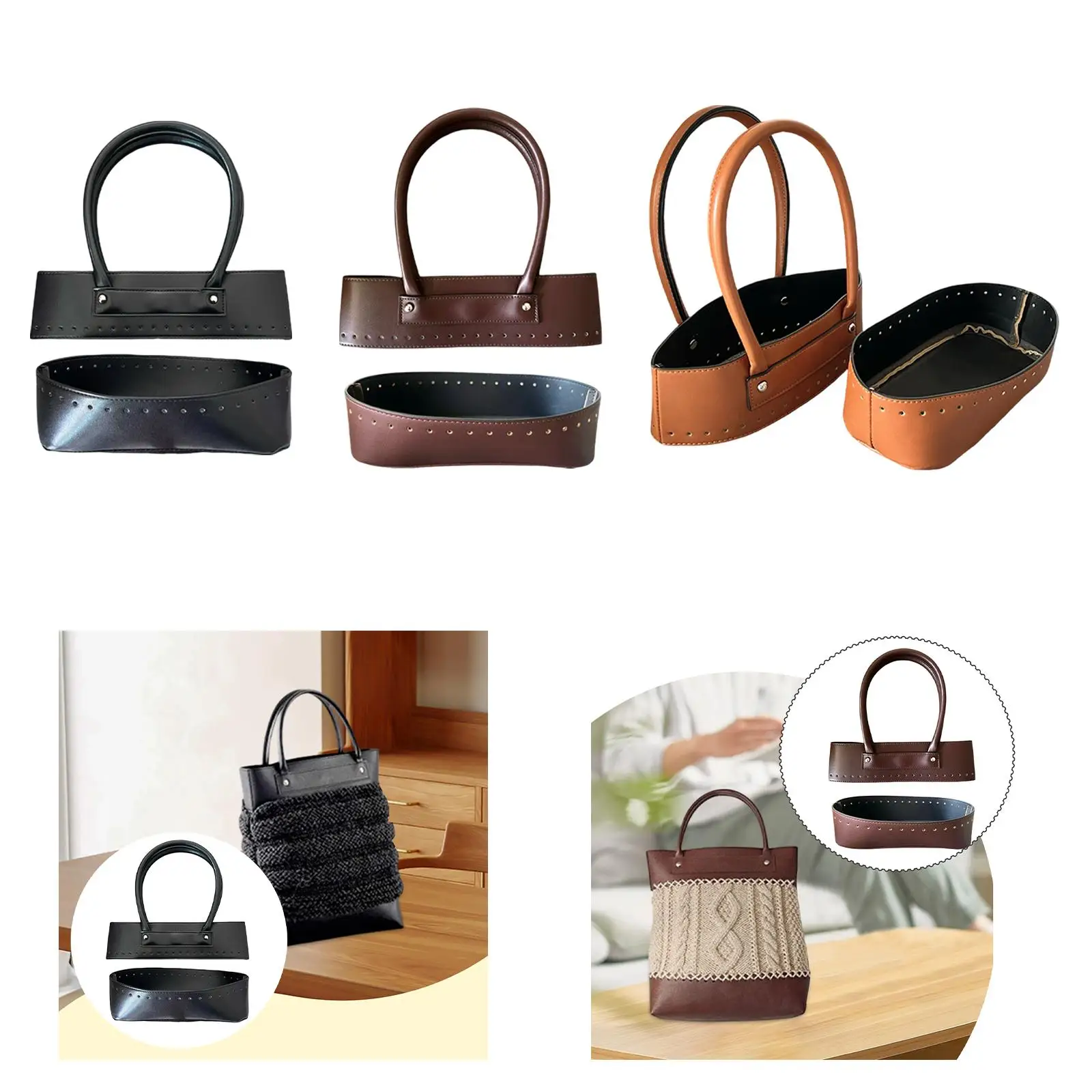 

DIY Tote Bag Handbag Making Kit Versatile Gifts Accessories for Weaving Tote