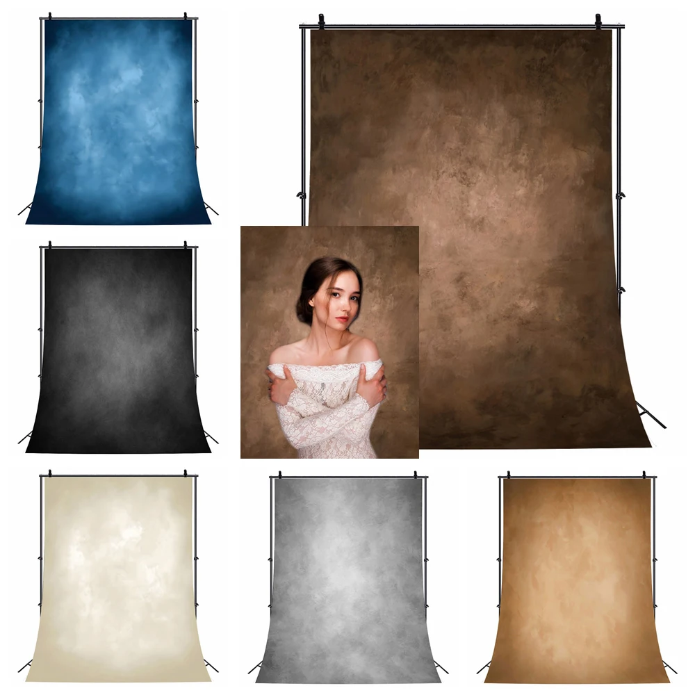 Gradient Abstract Photography Backdrop Retro Vintage Solid Color Texture Baby Pets Portrait Professional Background Photo Studio