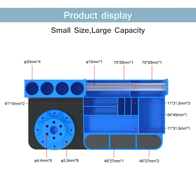 RELIFE RL-001G RL-001H Multifunctional Maintenance Storage Box Accessories Placement Rack Repair Large Capacity Tool Organizer