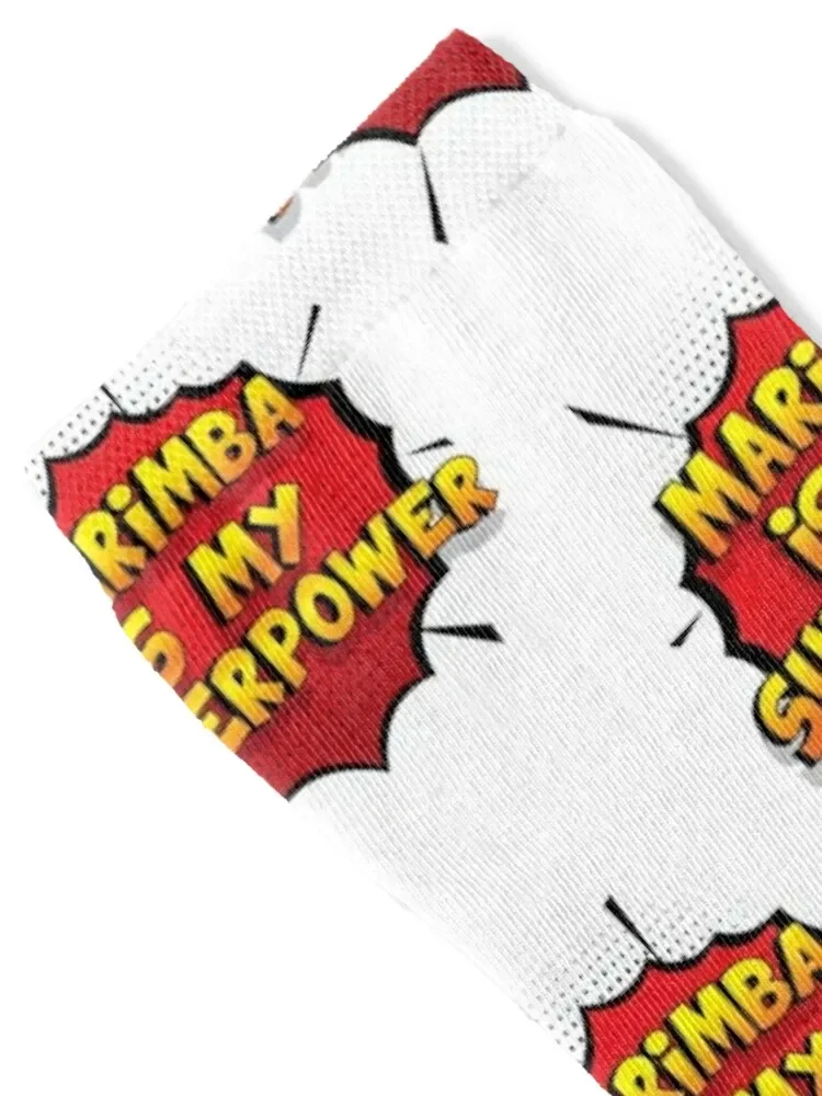 Marimba is my Superpower Funny Design Marimba Gift Socks Men's luxury Men's Socks Luxury Women's