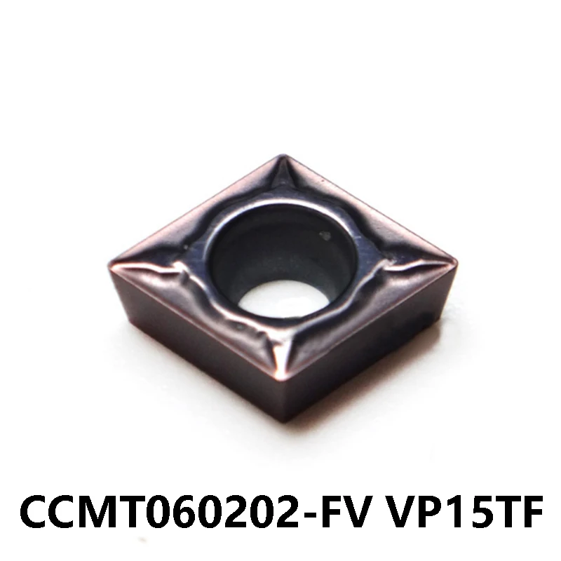 

CCMT060202-FV VP15TF 10pcs Original CCMT 060202 CCMT060202 FV Holder Cutter Turning Tools CNC Blade Carbide Inserts Lathe Metal