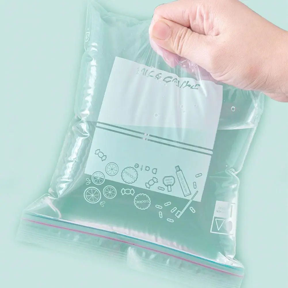 Bolsas de sellado de grado alimenticio de PE, resellable bolsa transparente, bolsa de almacenamiento de plástico para mantener los alimentos frescos