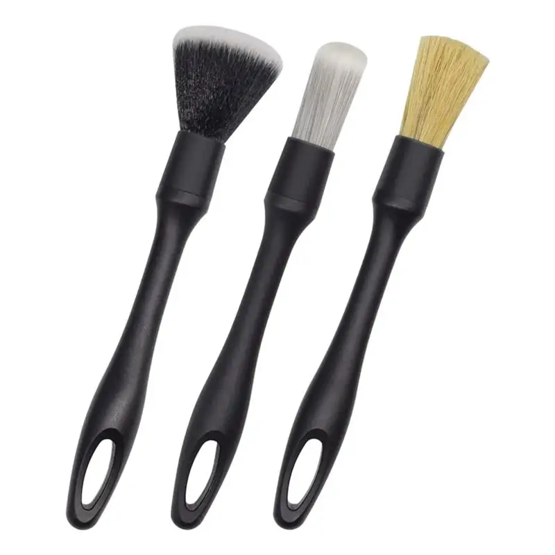 

Car Detailing Brush Set Car Interior Dust Cleaning Brush Multi-Purpose Soft Bristles Interior Cleaning Set For Dashboard Center