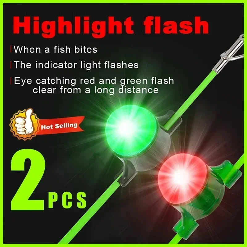 LED ليلة الصيد إنذار ضوء دغة الصيد الملحقات مصباح ليد الذكية تذكير لدغة إنذار ليلة مؤشر الصيد أداة