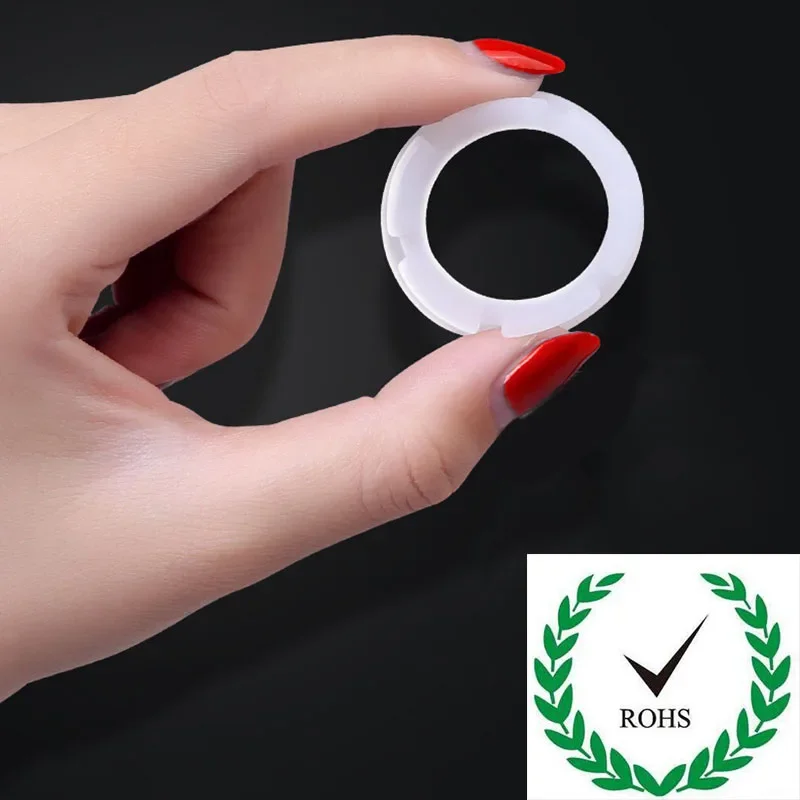 2PCS Foreskin Corrector Rings Male Silicone Penis Rings Sex Toys For Men Cock Ring Delay Ejaculation Daily/Night Lock Ring