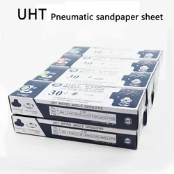 150pcs/box UHT Pneumatic Tool Sanding Discs with High-Quality Buffalo Sandpaper 30mm X 10mm for Air Grinder MAG-123N/093N