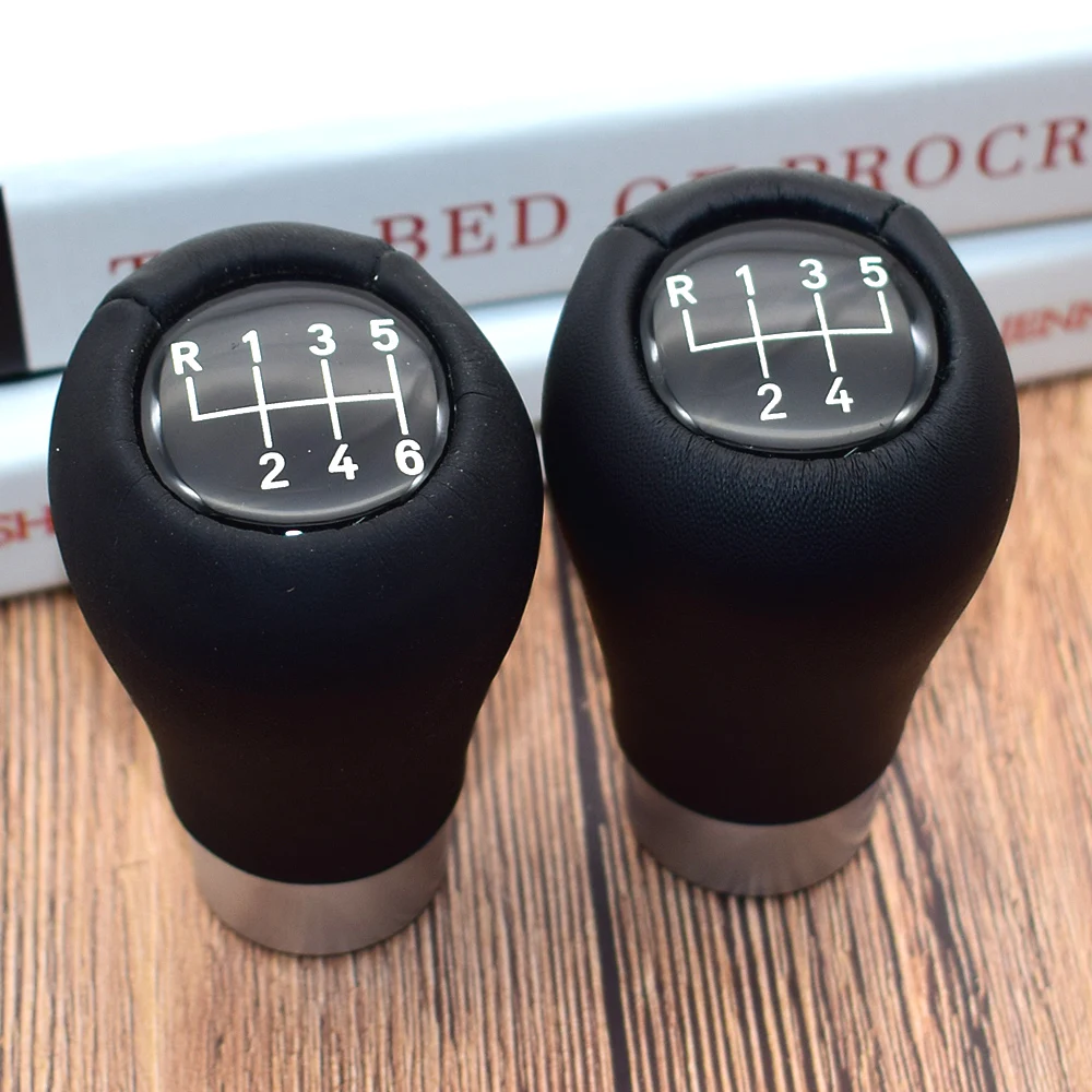 5 6 Speed Gear Shift Knob For BMW 1 3 5 6 Series E30 E32 E34 E36 E38 E39 E46 E53 E60 E63 E83 E84 E87 E90 Shifter Lever Headball