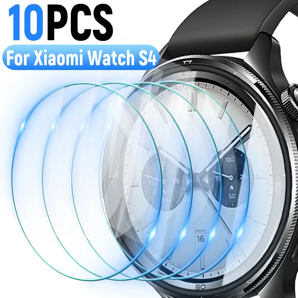 1-10pcs HD Tempered Glass for Xiaomi Watch S4 Screen Protector Full Cover Protective Film Curved Protection for Xiao Mi Watch S4