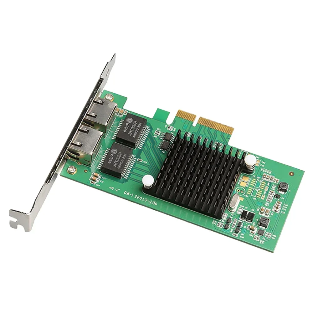 Tarjeta Lan de servidor PCIe 4x de doble puerto Intel I350, adaptador de red Gigabit, tarjeta Lan de 10/100/1000Mbps para PC de escritorio