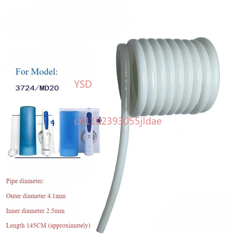 3724 MD20 Water Flosser Replacement Tube, Food Grade PE High Pressure Hose Accessories