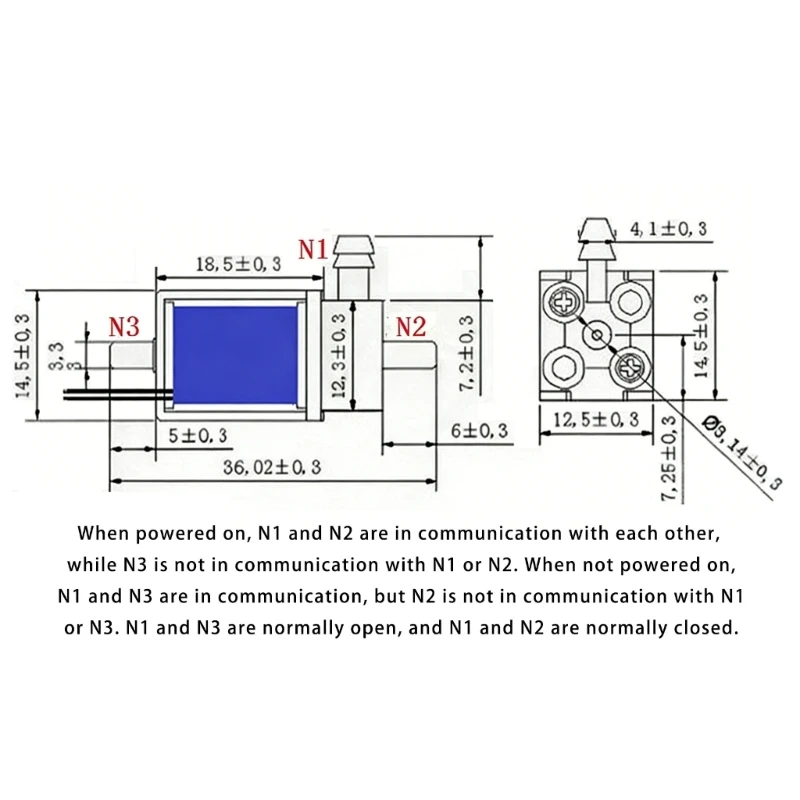 Multifunction 2 Position 3 Way Solenoid Valves Suitable for Multiple Industry C7AC