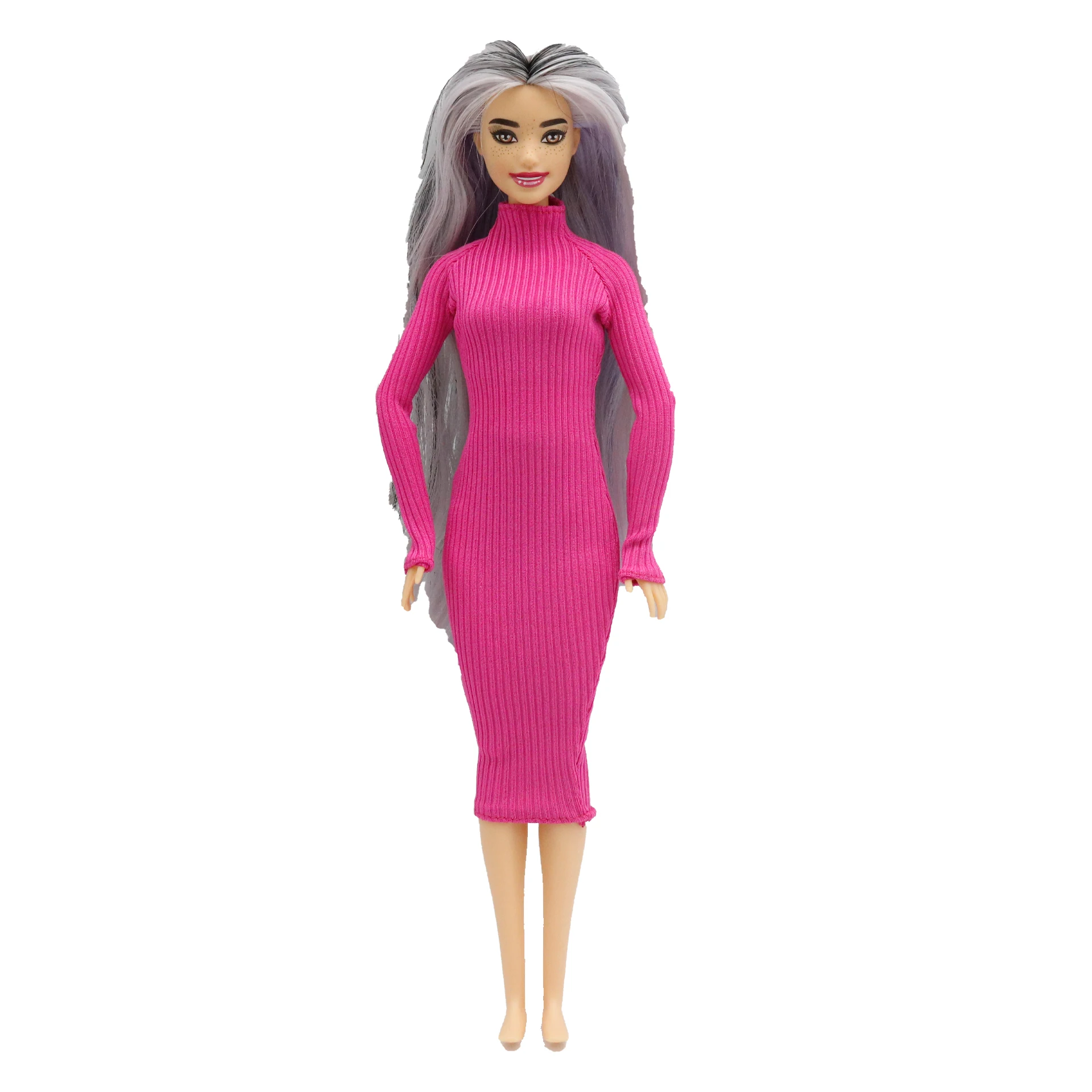 New 30cm 1/6 elasticity  Long Maxi dress Daily Wear Accessories Clothes for Barbies doll