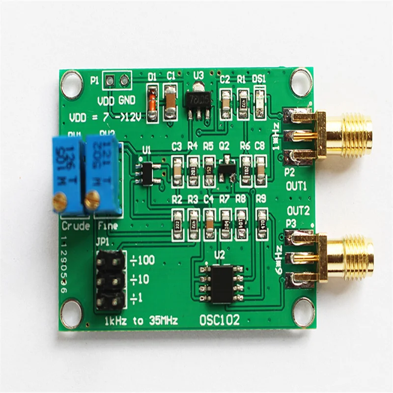 1KHz-to-210MHz Adjustable RF Generator Module Adjustable RF generator