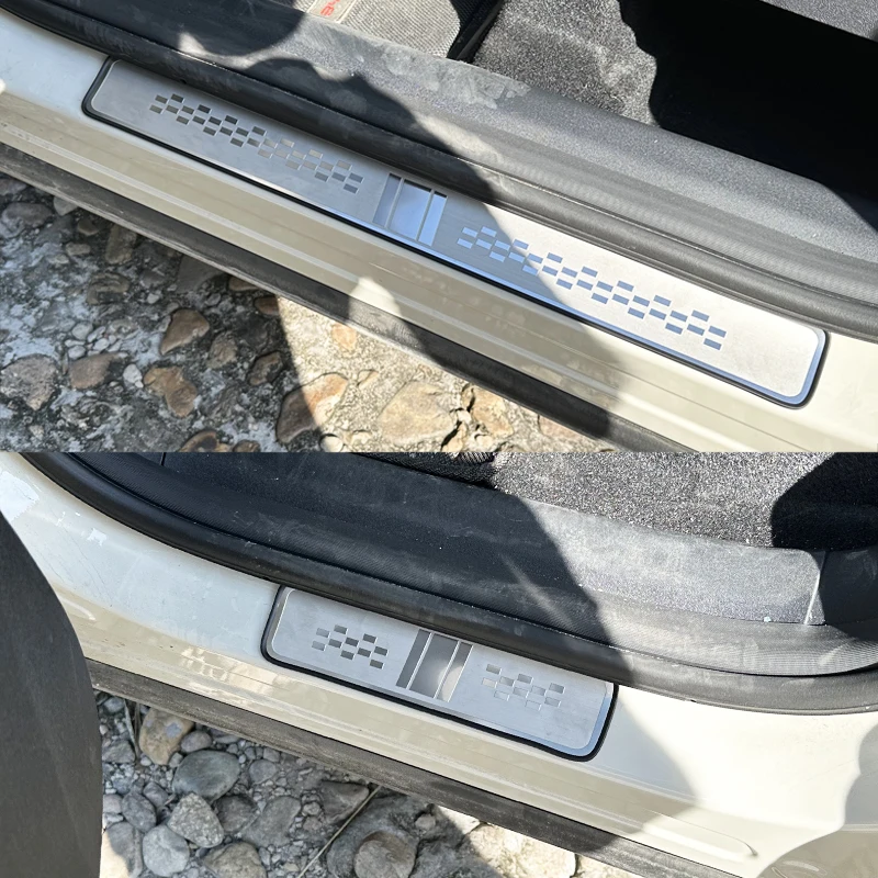 For Nissan Qashqai Etched pedal ultra-thin threshold strip