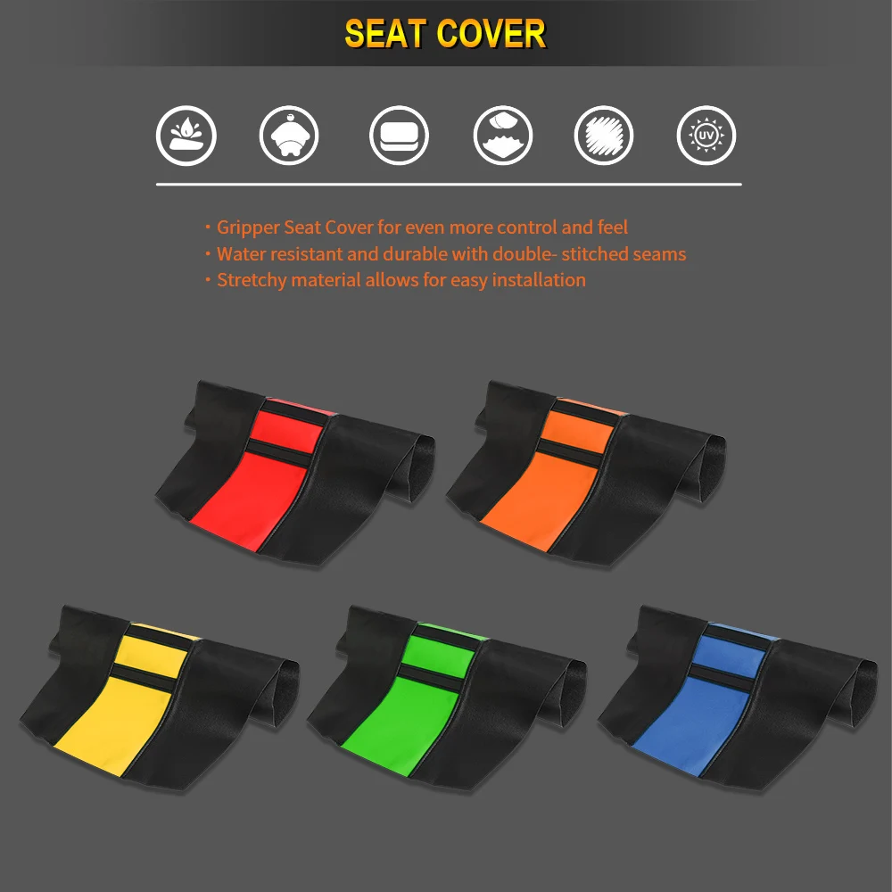 Anti-Slip Gripper Soft Seat Cover Strip For Honda Kawasaki Suzuki Yamaha Dirt Bike Enduro Off Road Seat Cushion Pad Protector